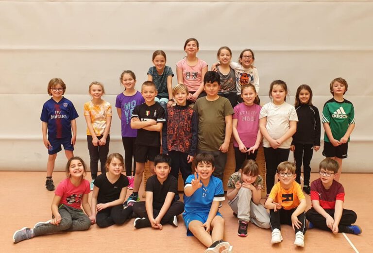 Gruppenfoto der Trainingsgruppe U10